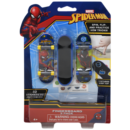 Spider-Man Fingerboard 3 Pack