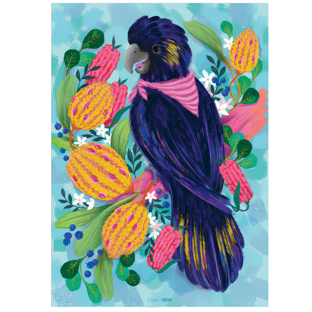 Black Cockatoo - 1000 Piece Puzzle