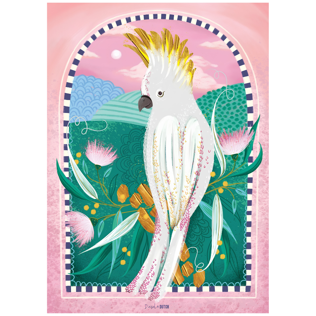 Cockatoo's Dusk Chorus - 1000 Piece Puzzle