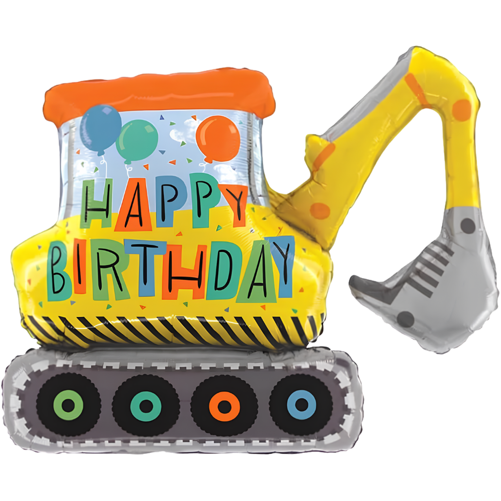 Happy Birthday Constuction Digger