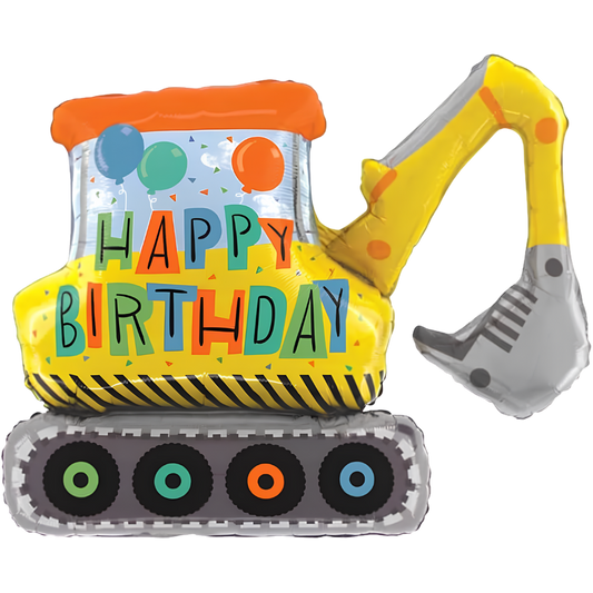 Happy Birthday Constuction Digger