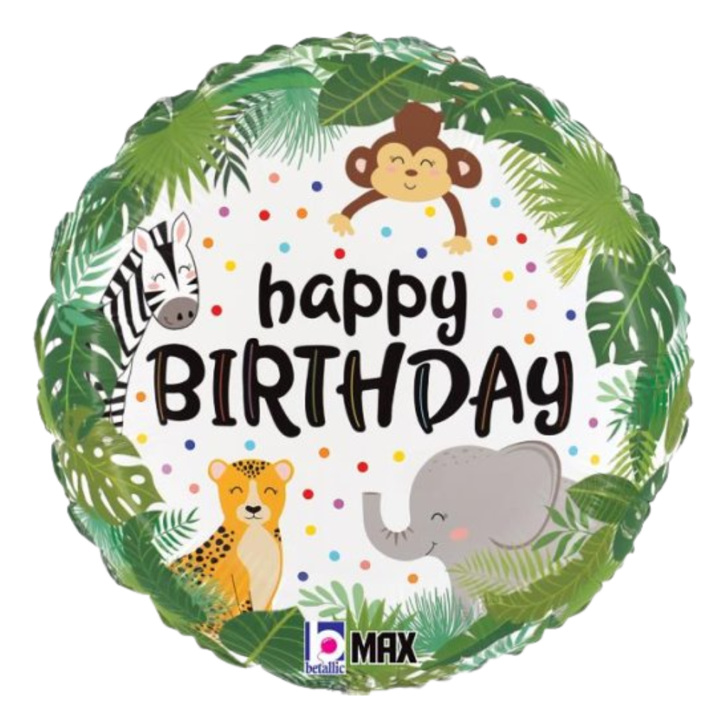Happy Birthday Jungle Animals
