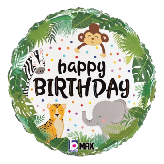 Happy Birthday Jungle Animals