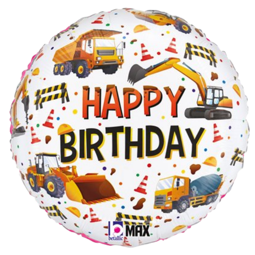 Happy Birthday Construction Site