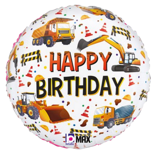 Happy Birthday Construction Site