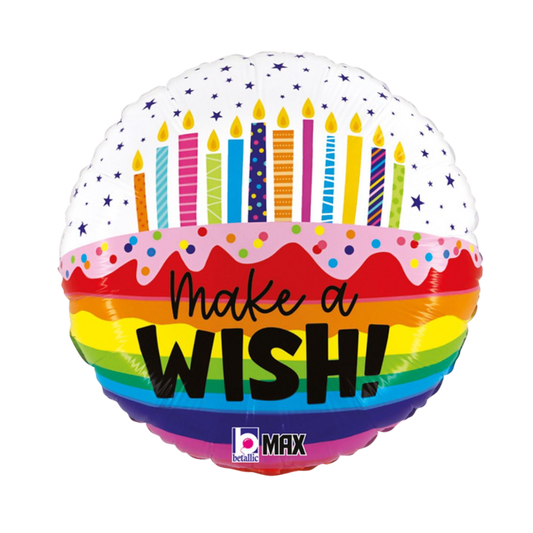 Make a Wish Rainbow Cake