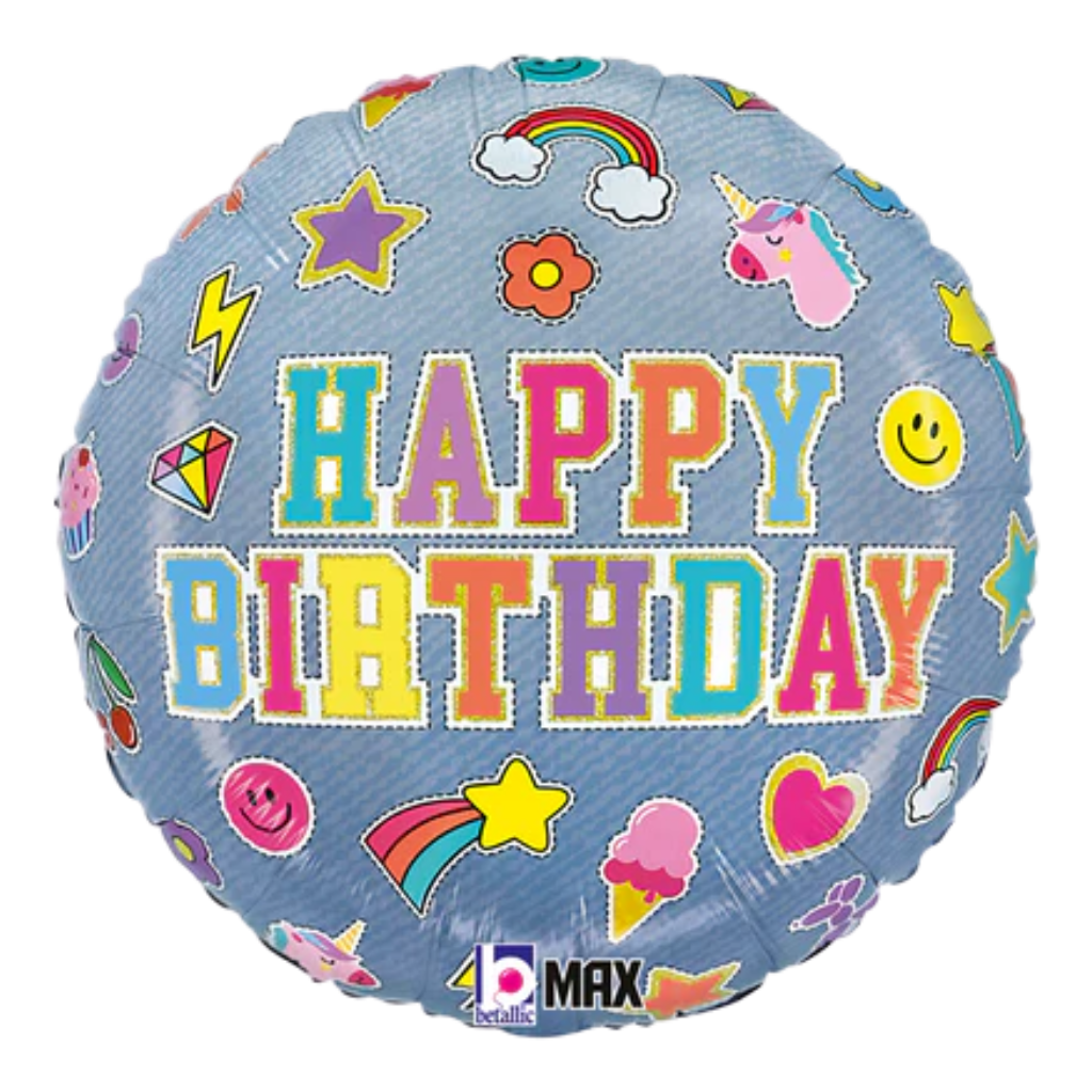 Happy Birthday Bright Badges