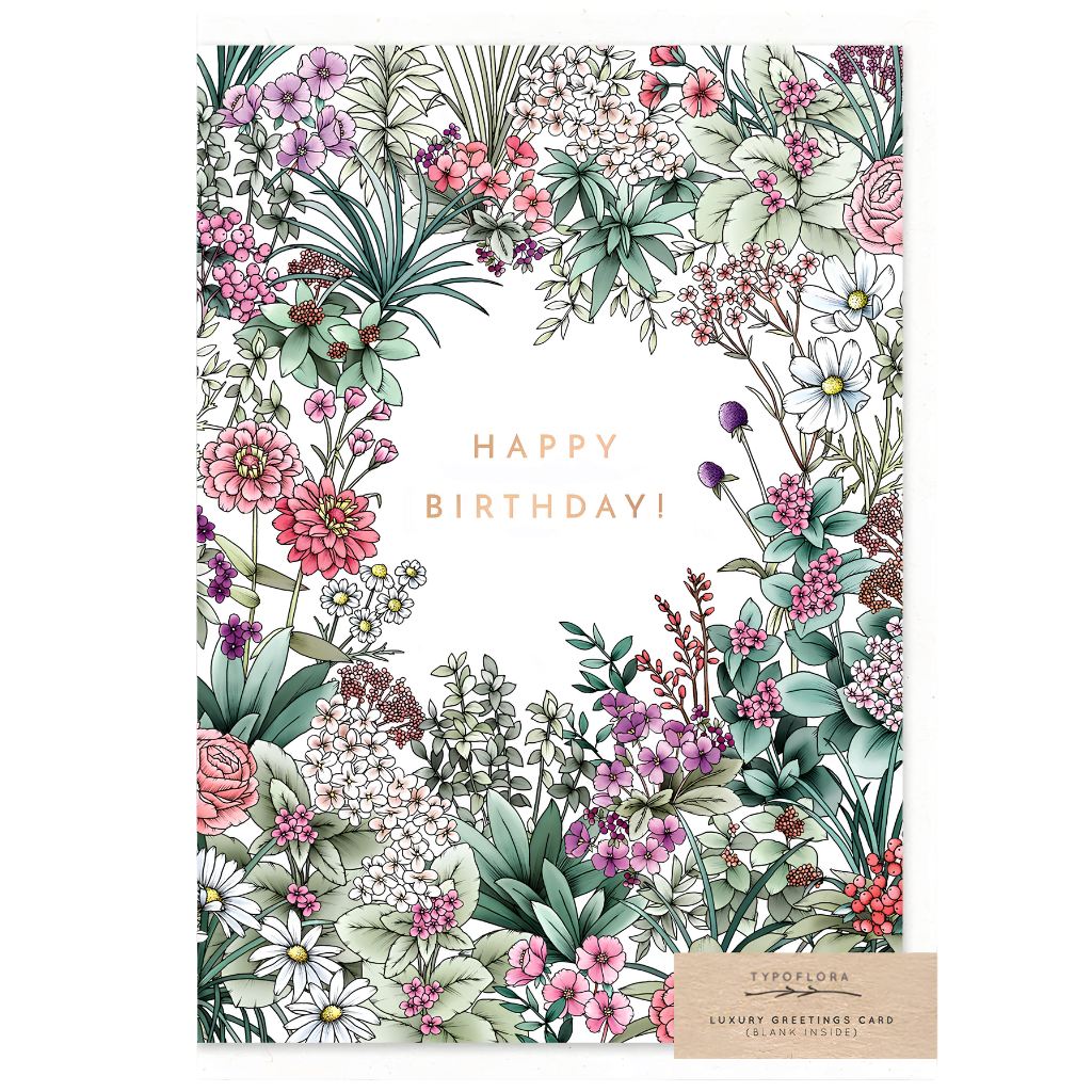Happy Birthday Flower Field