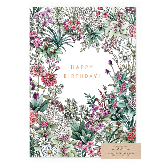 Happy Birthday Flower Field