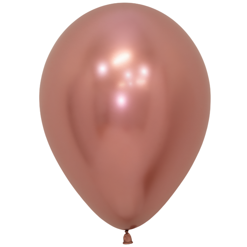 30cm Latex Reflex Rose Gold [Col Style.:Pearls & Metallics Col.:Reflex Rose Gold]