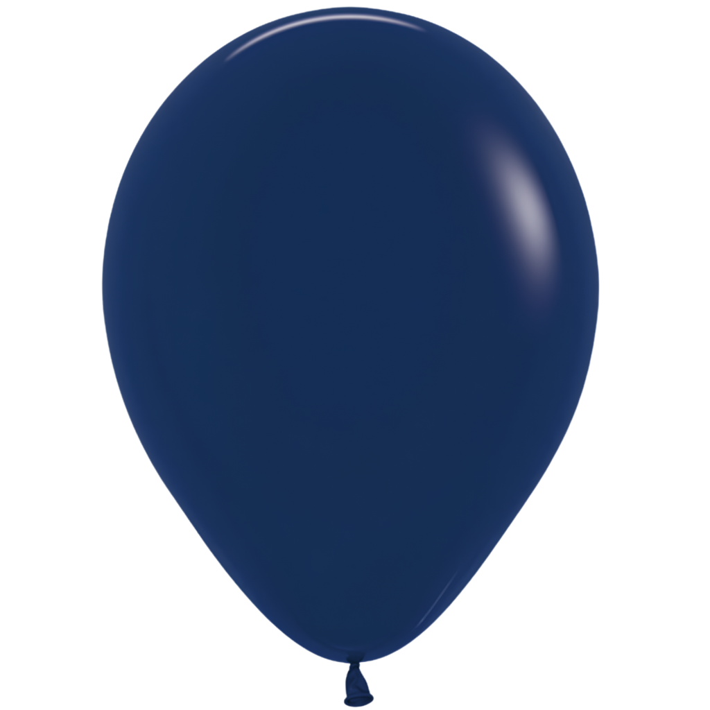 30cm Latex Navy Blue [Col Style.:Muted Col.:Navy Blue]