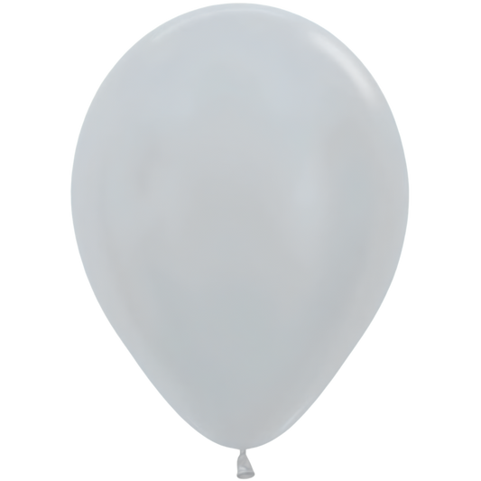 Single Latex Pearl Silver