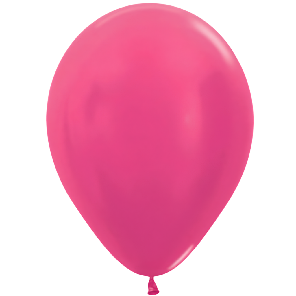 Single Latex Metallic Fuchsia