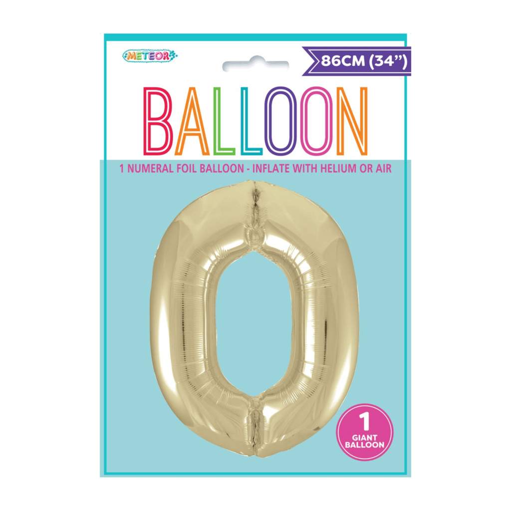 Jumbo Number Zero [Col.:GOLD]