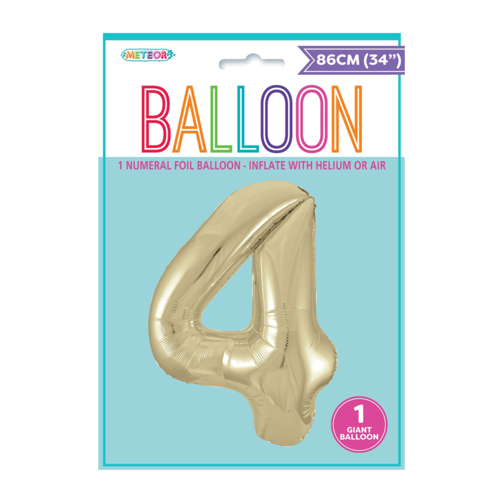 Jumbo Number Four [Col.:GOLD]