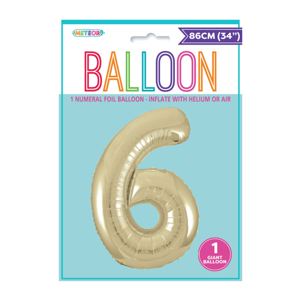 Jumbo Number Six [Col.:GOLD]