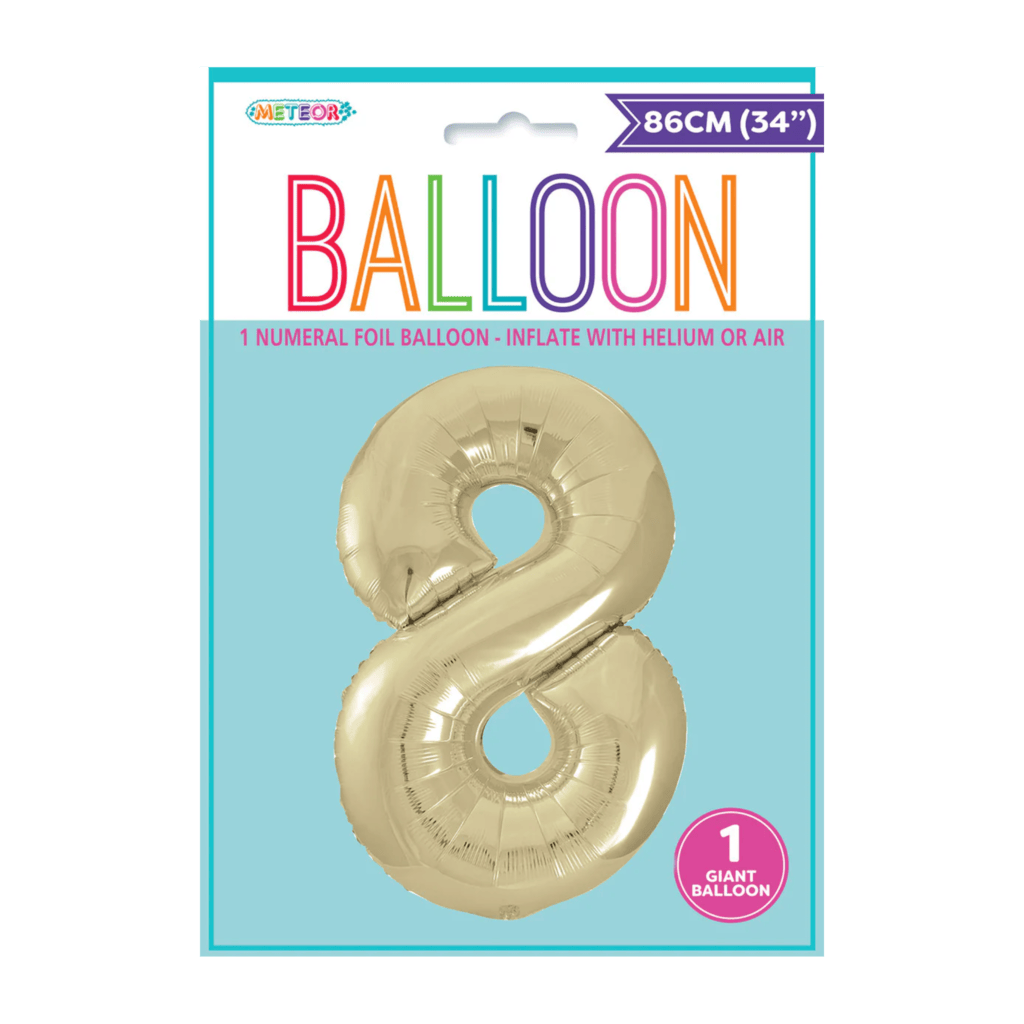 Jumbo Number Eight [Col.:GOLD]