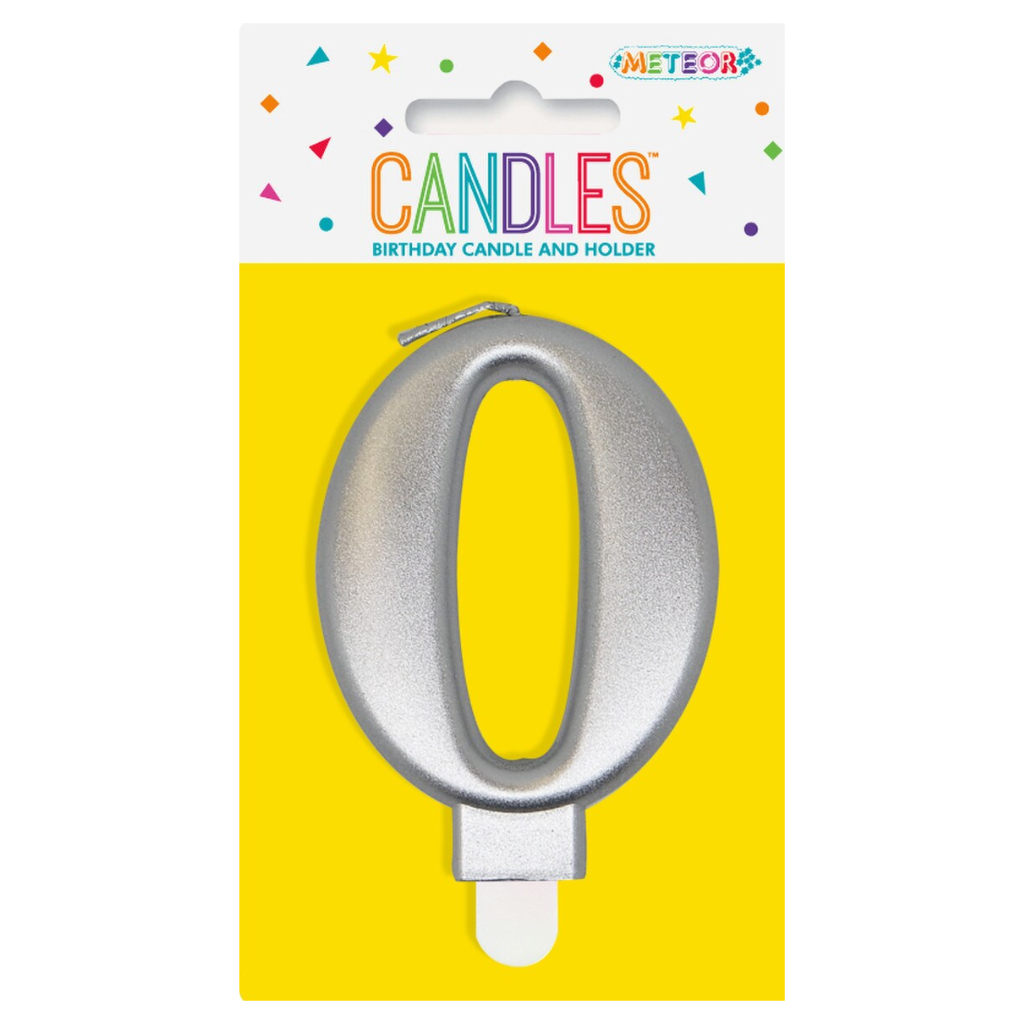 Number Candle 0 [Col.:SILVER]