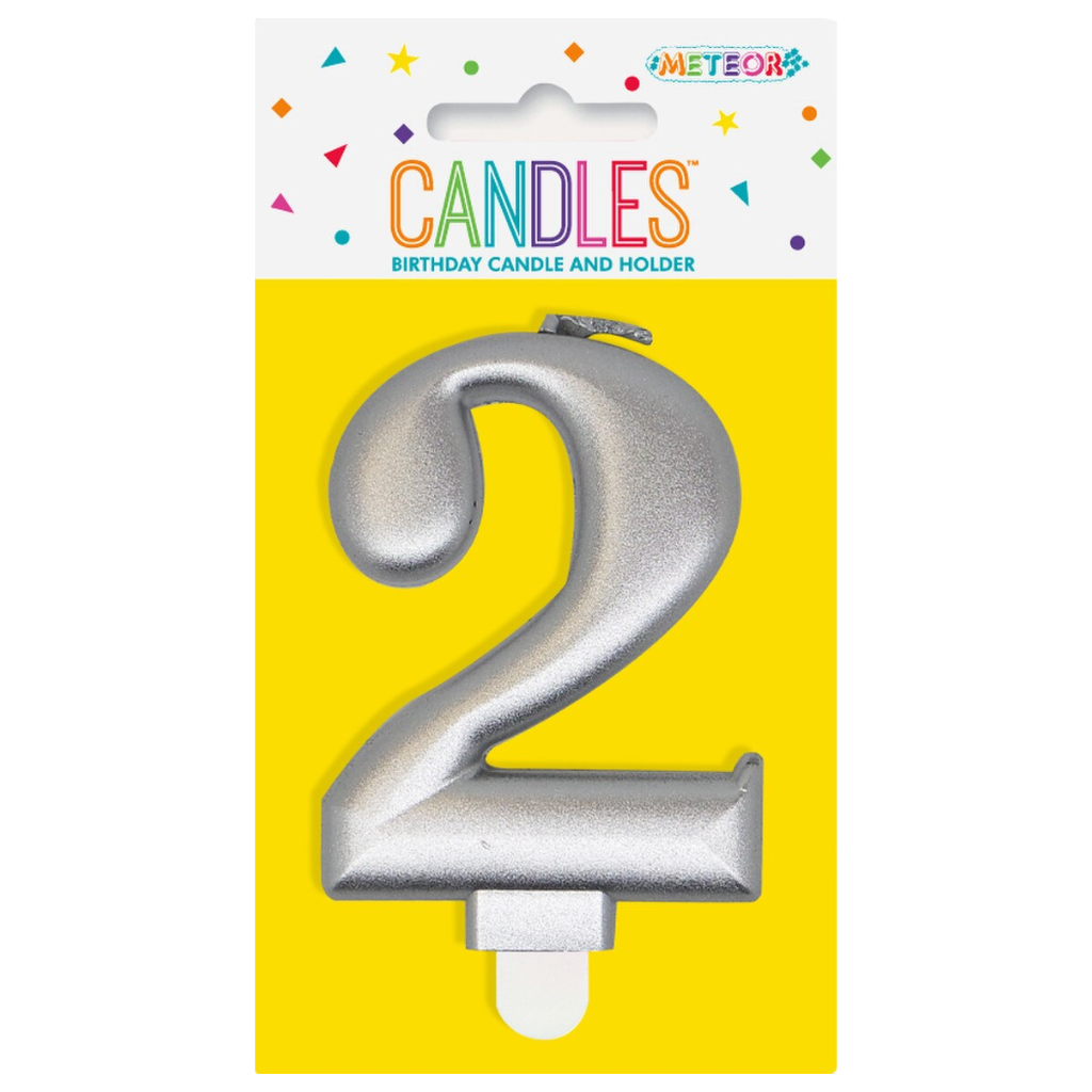 Number Candle 2 [Col.:SILVER]