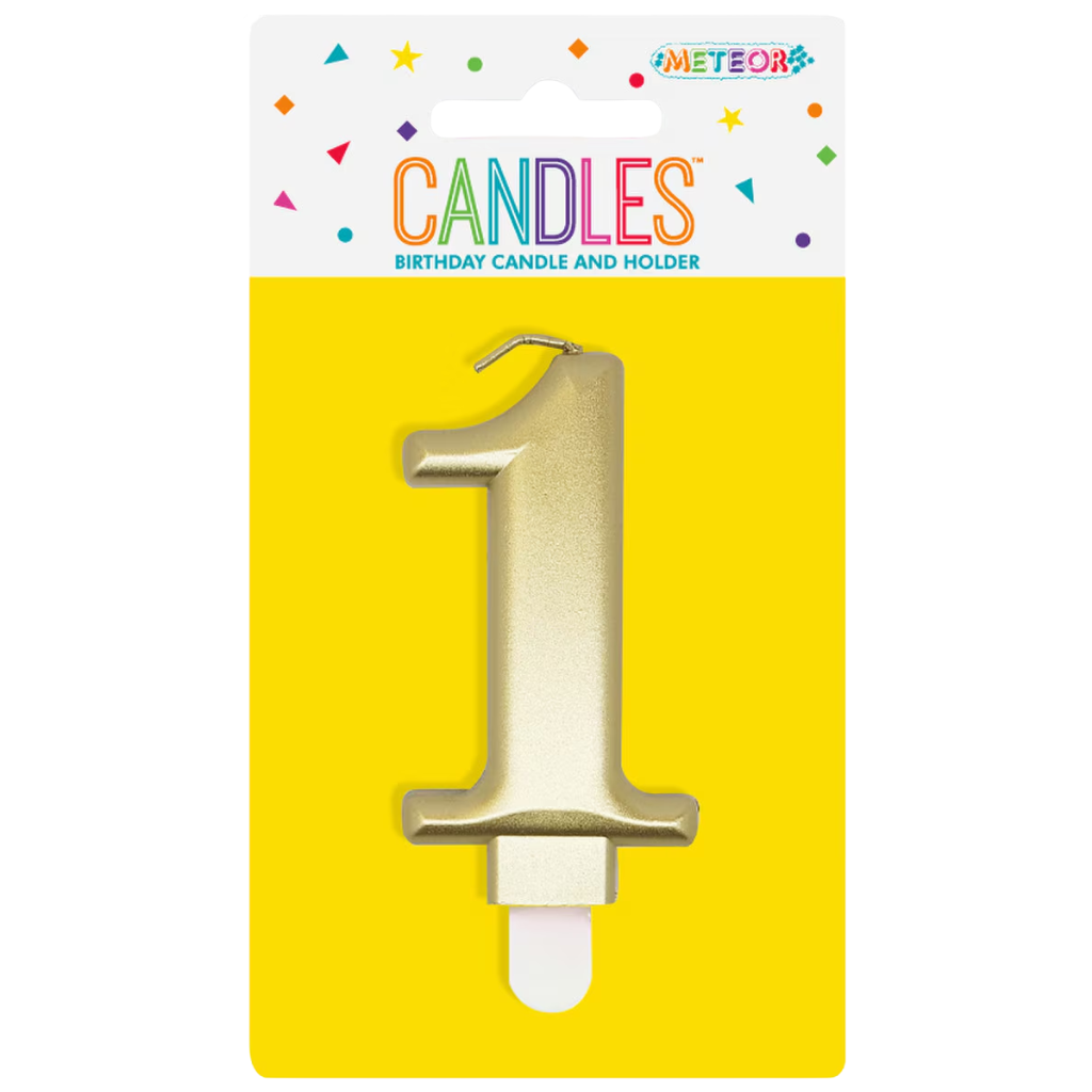 Number Candle 1 [Col.:GOLD]