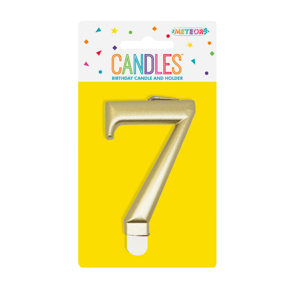 Number Candle 7 [Col.:GOLD]