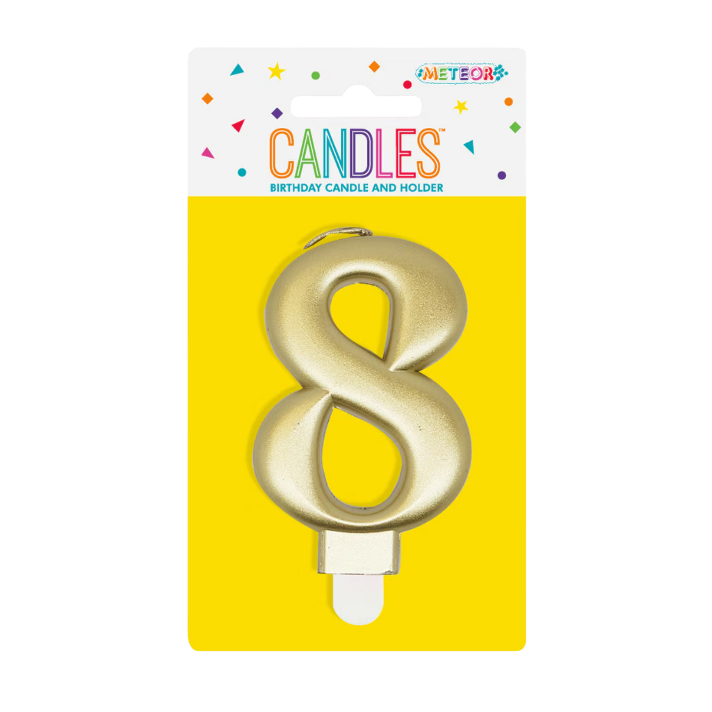 Number Candle 8 [Col.:GOLD]