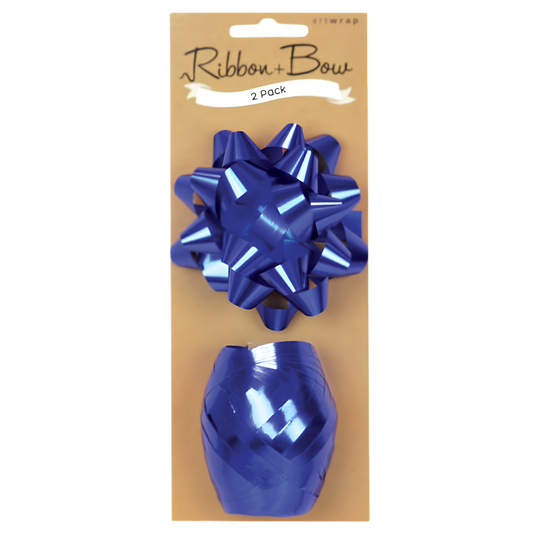 Ribbon & Bow - Blue (2pk)