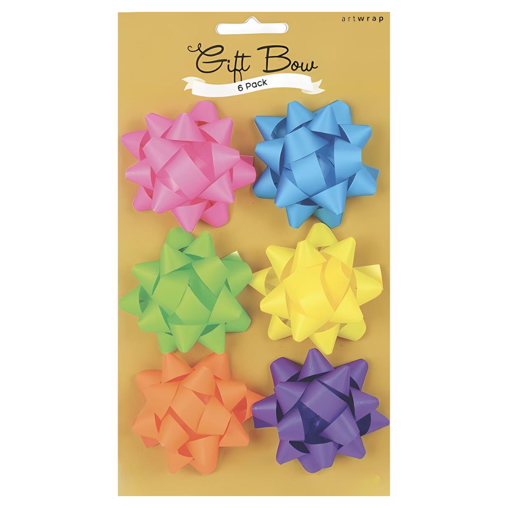 Gift Bows Set - Fluro (6pk) 