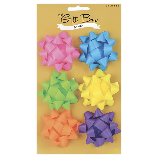 Gift Bows Set - Fluro (6pk) 