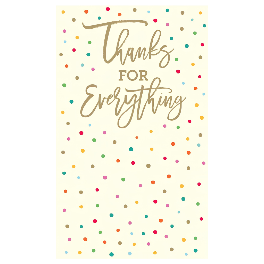 Thanks For Everything Confetti