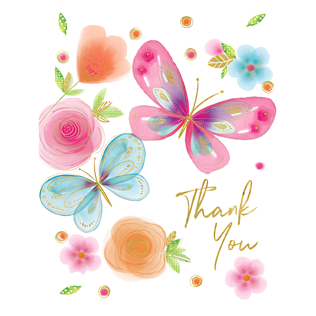 Thank You Butterfly Gift Card