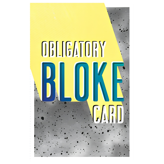 Obligatory Bloke Card