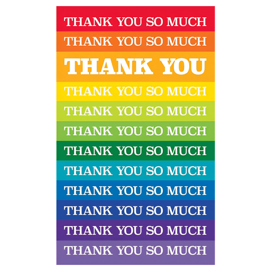 Thank You So Much Rainbow Of Colour