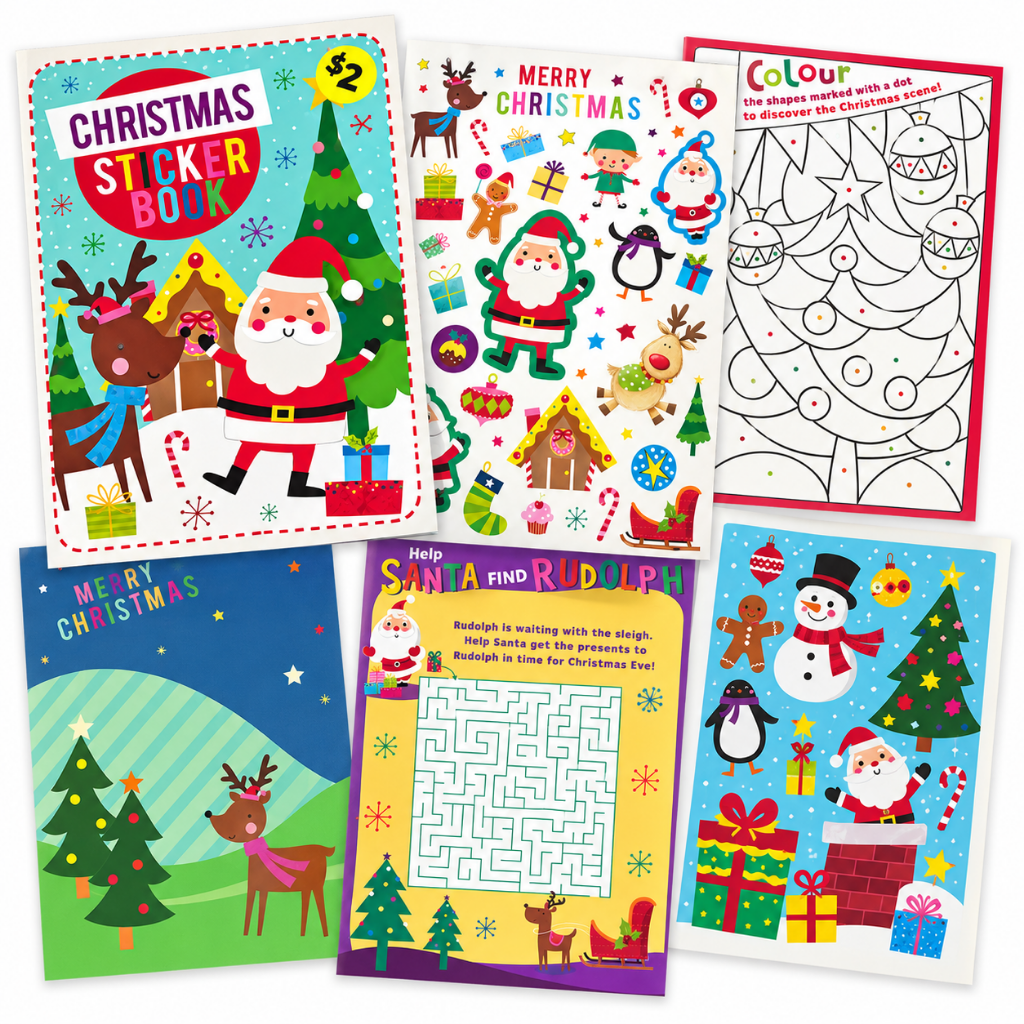 Christmas Sticker/Activity Book