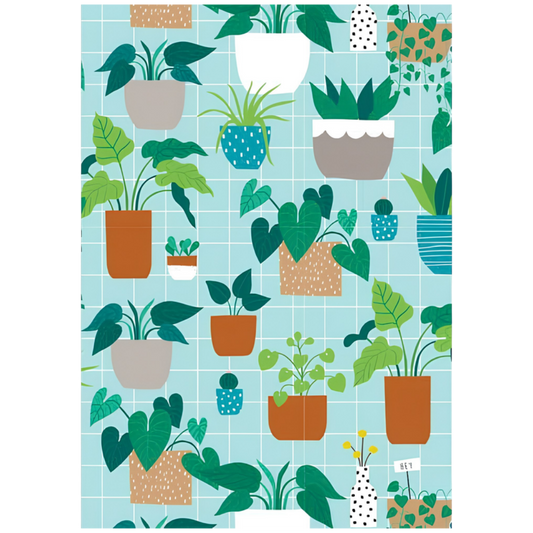 Folded Wrap - Pot Plants