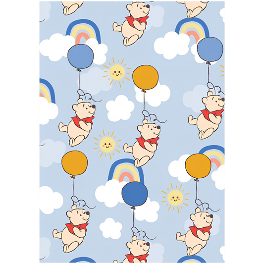 Licensed Folded Wrap - Winnie The Pooh
