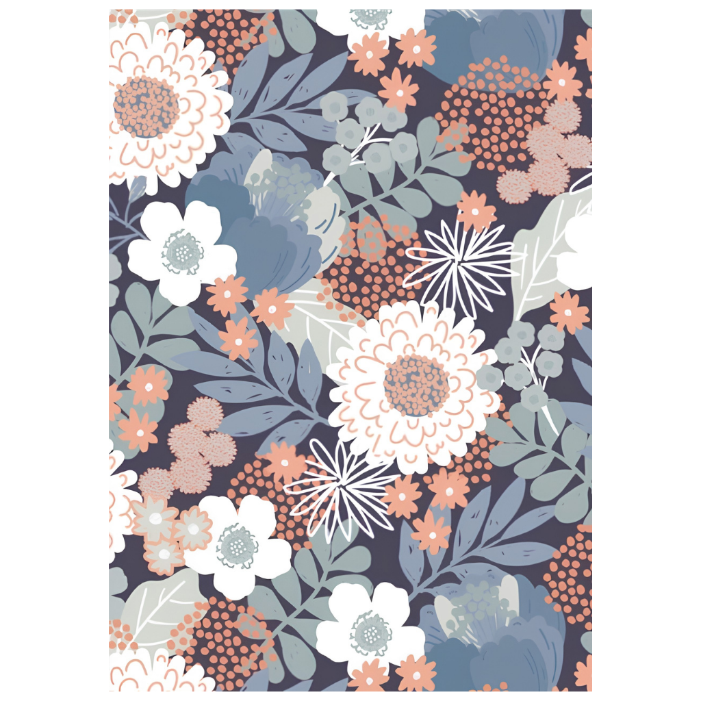 Folded Wrap - Botanical Floral
