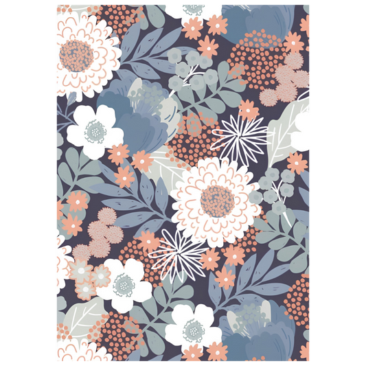 Folded Wrap - Botanical Floral