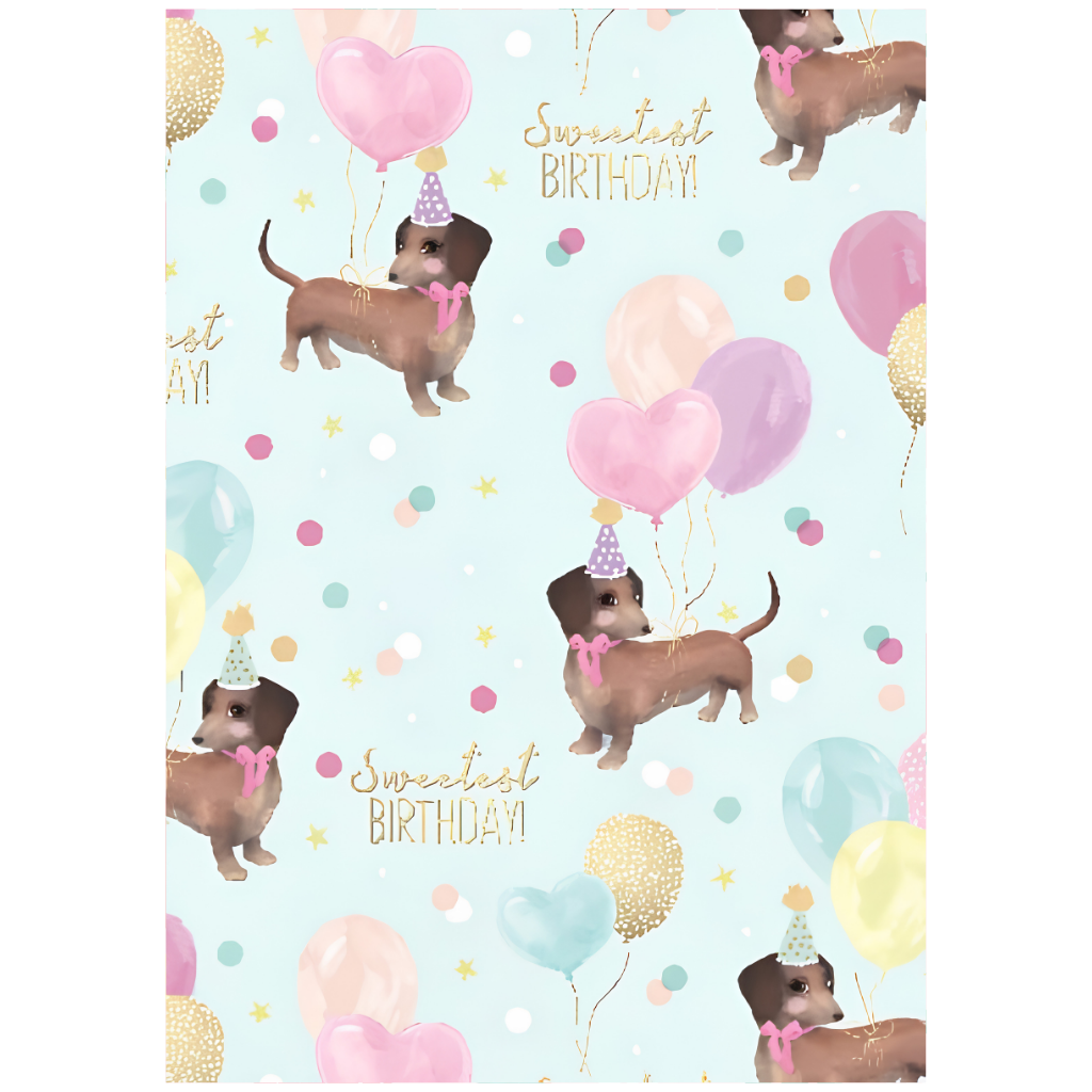 Folded Wrap - Dachshund