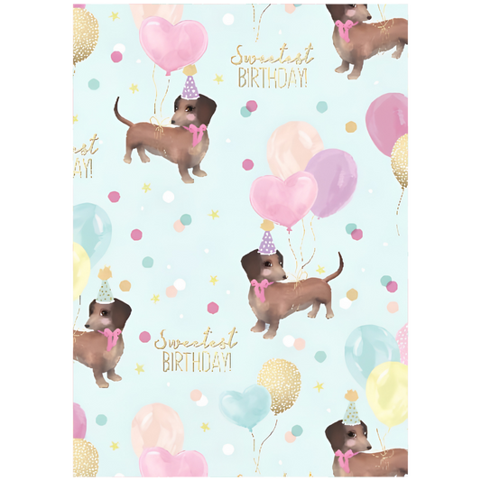 Folded Wrap - Dachshund