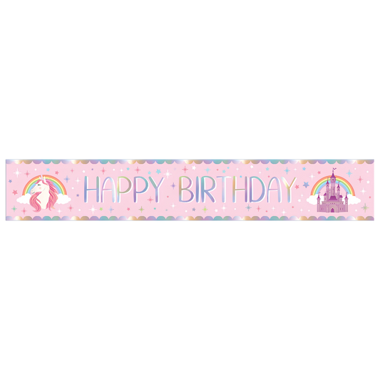 Mystical Unicorn Birthday Banner