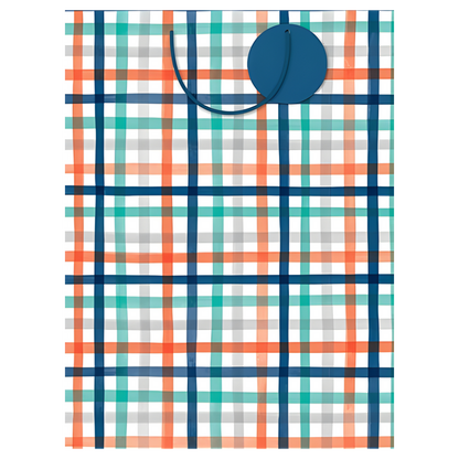 Gift Bag - Checkerd [Sz:Large]