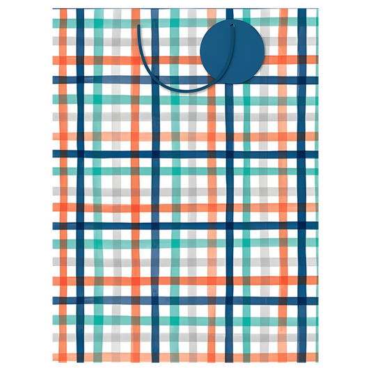 Gift Bag - Checkerd [Sz:Large]