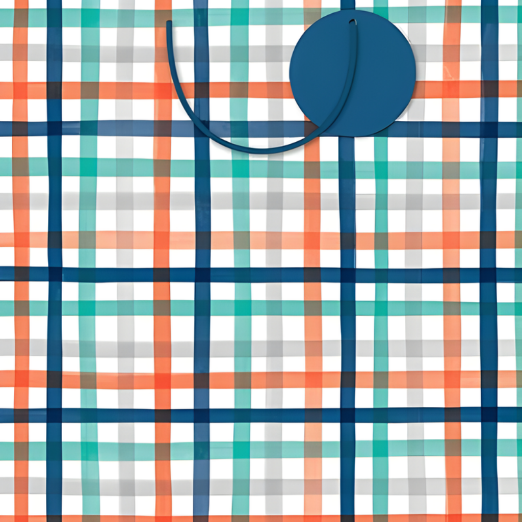 Gift Bag - Checkerd [Sz:Large]