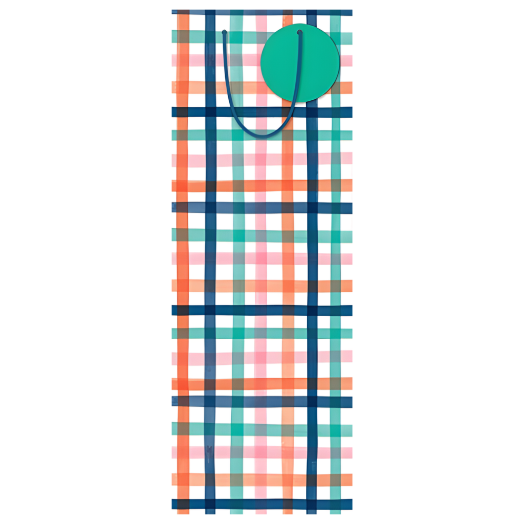 Gift Bag - Checkered [Sz:Bottle Bag]