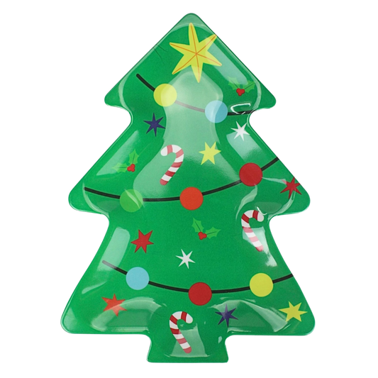 Melamine Christmas Tree Serving Plate