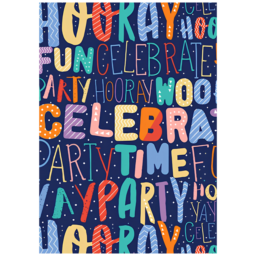 Folded Wrap - Birthday Type