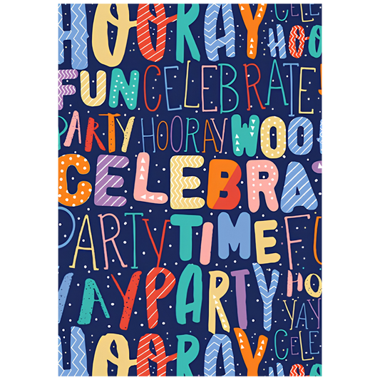 Folded Wrap - Birthday Type