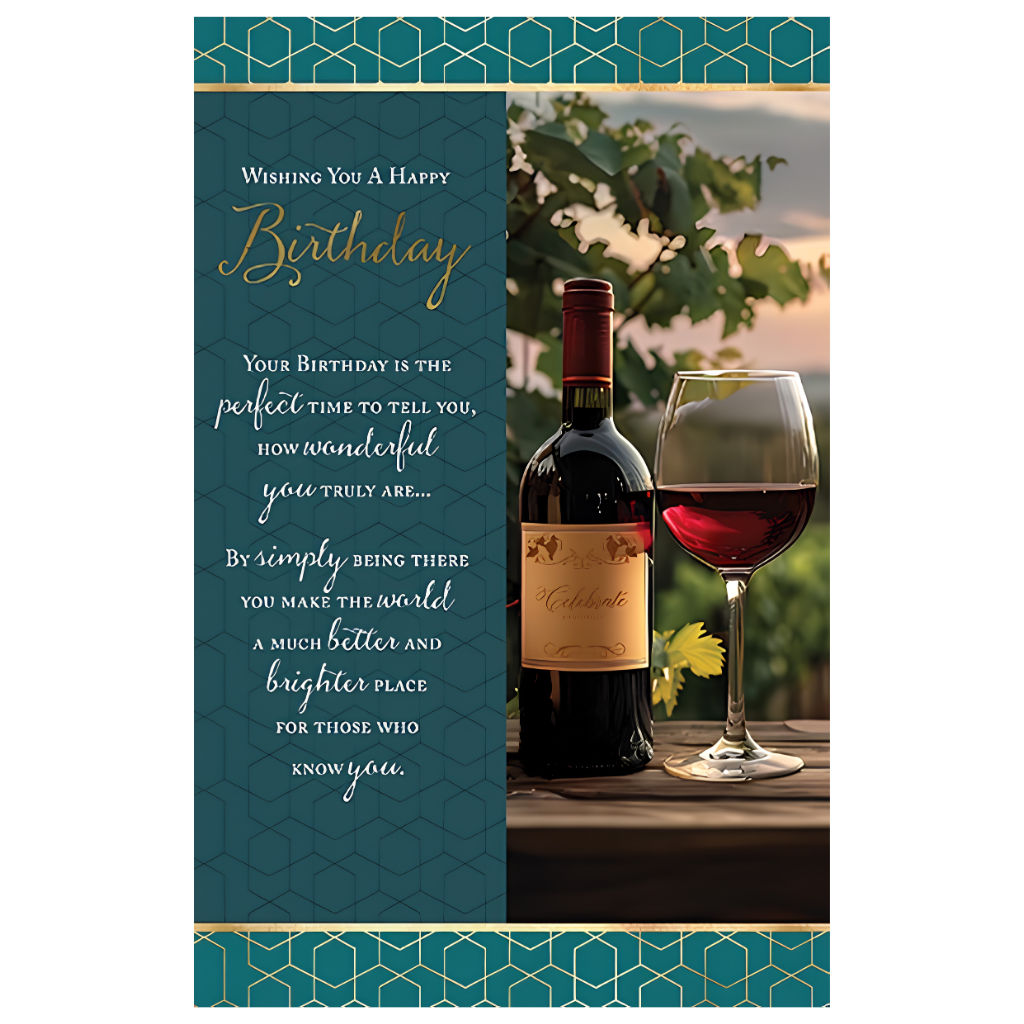 Happy Birthday Red Wine
