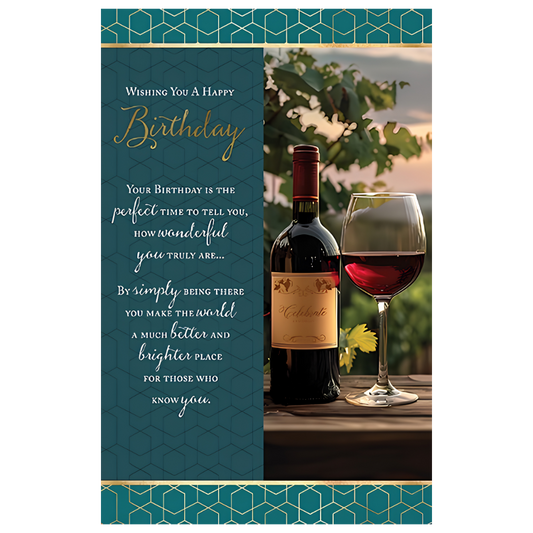 Happy Birthday Red Wine